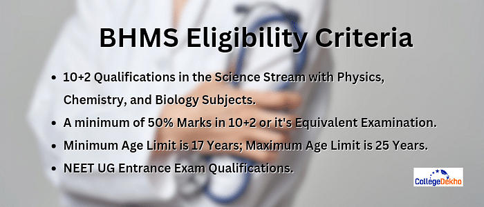 BHMS Eligibility Criteria