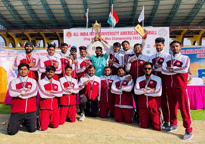 VGU Jaipur grabs the bronze medal in American Football