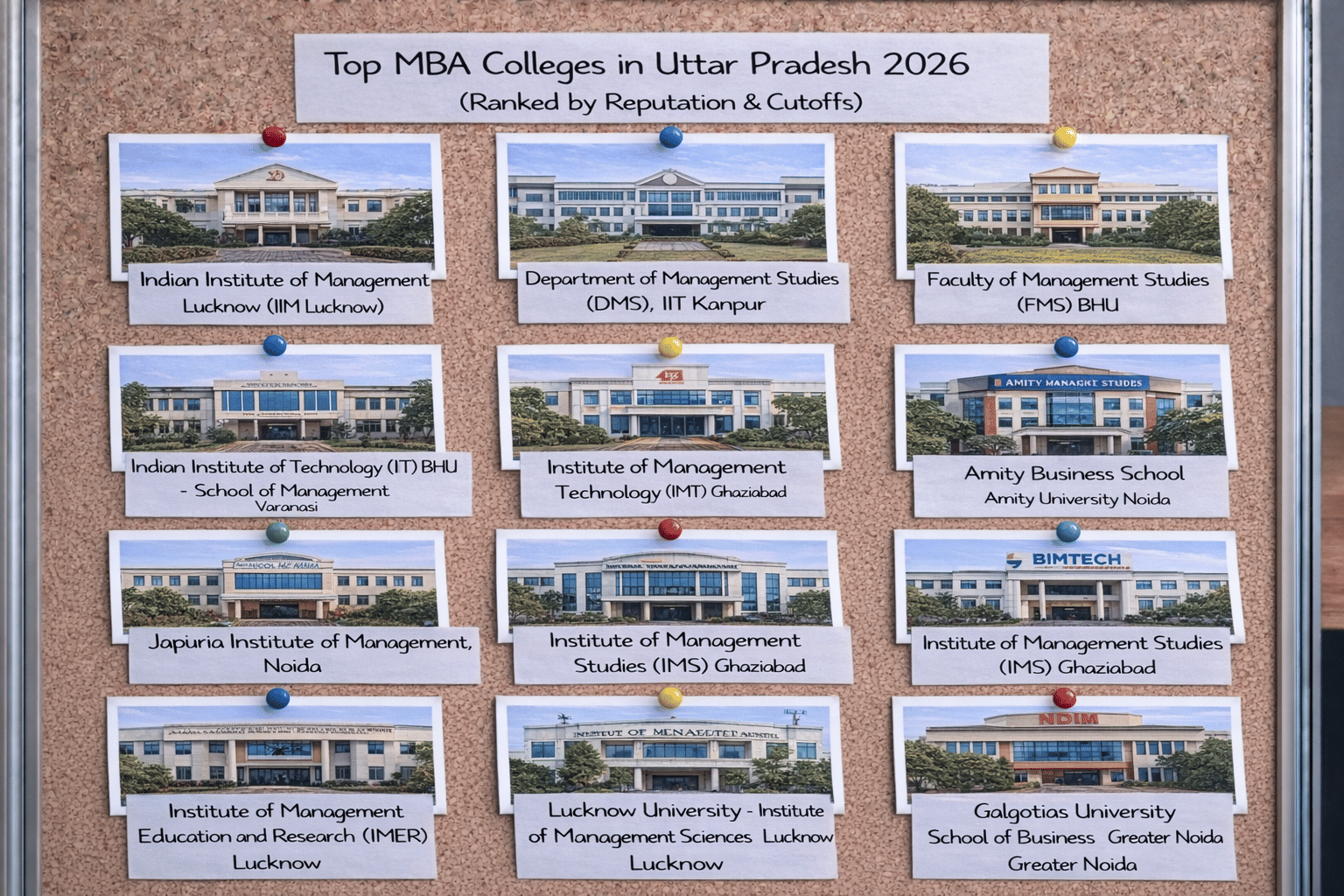 Top MBA Colleges in Uttar Pradesh