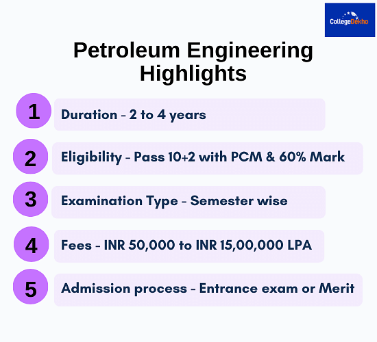 Petroleum Engineering Course Highlights