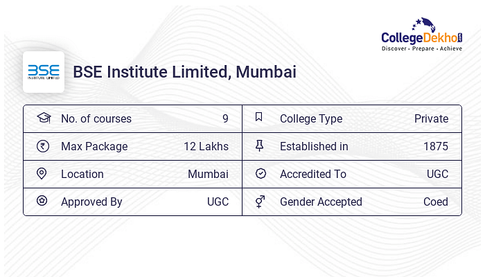 BSE Institute Limited (BSE) Mumbai Fees Structure Courses List 2024 25 BSE Institute Limited (BSE) Mumbai Fees Structure Courses List 2024 25