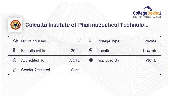 Calcutta Institute of Pharmaceutical Technology and Allied Health ...