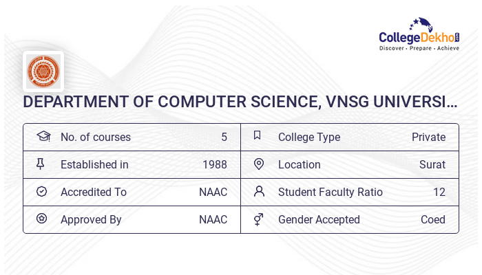 Vnsgu Computer Lab VNSGU Fees Structure & Courses List 2024-25