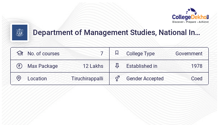 DOMS NIT TRICHY Fees Structure Courses List 2024 25 DOMS NIT TRICHY Fees Structure Courses List 2024 25