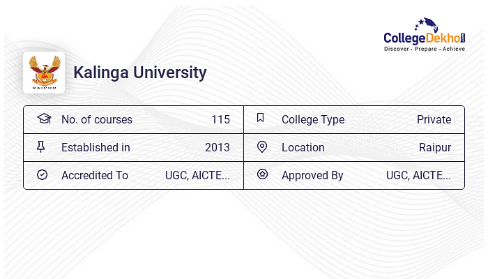 Kalinga University Fees Structure Courses List 2024 25 Kalinga University Fees Structure Courses List 2024 25