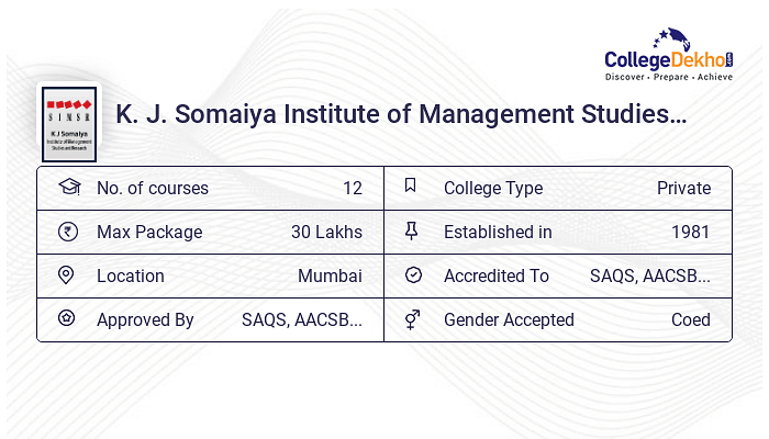 KJ SOMAIYA Mumbai Placements 2023 - Average & Highest Package, Percentage