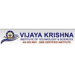 Vijaya Krishna Institute of Technology and Sciences, (Hyderabad)