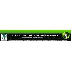 Alpha Institute of Management (AIM), Namakkal, (Namakkal)