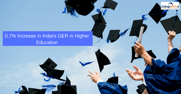India’s Gross Enrollment Ratio (GER) up by 0.7% in Higher Education