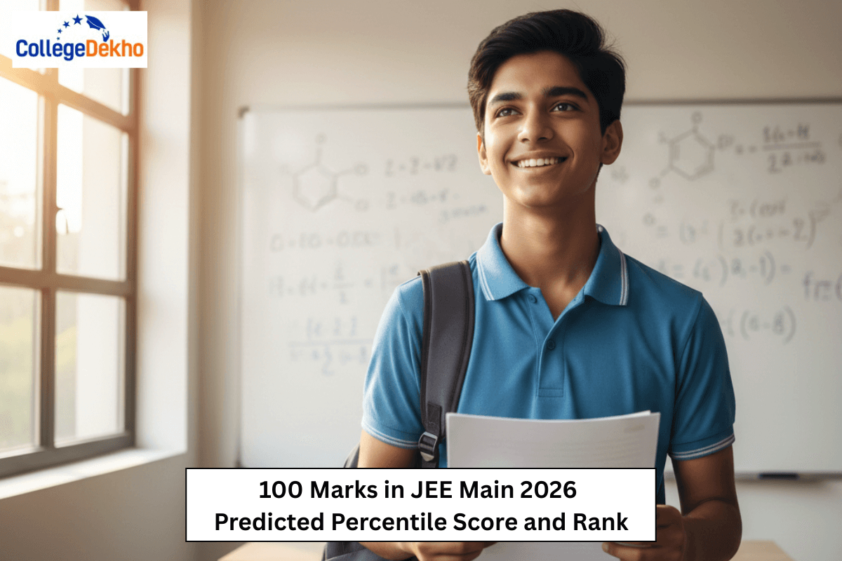 100 Marks in JEE Main 2026 Predicted Percentile Score and Rank