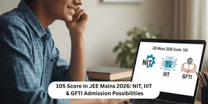 105 Score in JEE Mains 2026