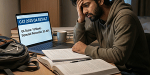 10 Marks in CAT QA 2025 means how much percentile expected