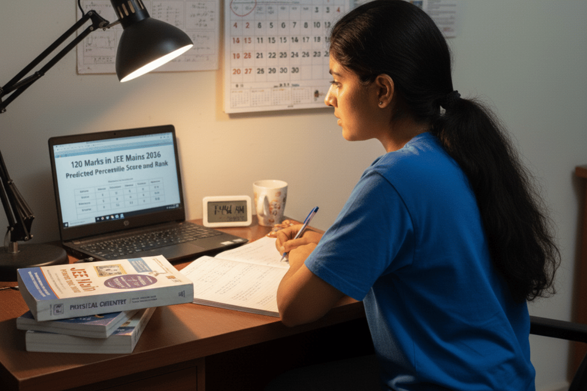 120 Marks in JEE Main 2026 Predicted Percentile Score and Rank