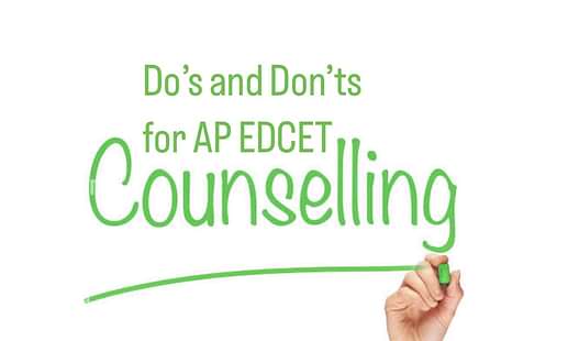 Do’s and Don'ts for AP EDCET 2023 Counselling