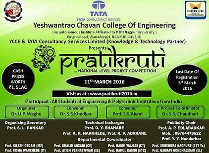 Yeshwantrao Chavan College of Engineering to host Pratikruti 2016