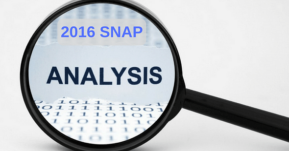SNAP Test 2016  Analysis 