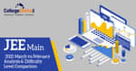 JEE Main 2021 March vs February Analysis – Difficulty Level Comparison, Weightage