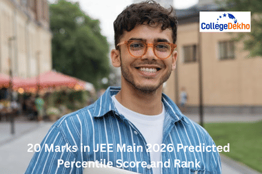 20 Marks in JEE Main 2026 Predicted Percentile Score and Rank