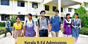 Kerala BEd Admission 2024