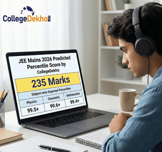 235 Marks in JEE Mains 2026 Predicted Percentile Score