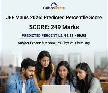 249 Marks in JEE Mains 2026 Predicted Percentile Score