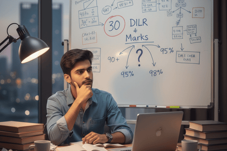 30 Marks in CAT DILR 2025 means how much percentile expected