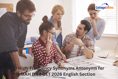Synonyms Antonyms for MAH B.Ed CET English