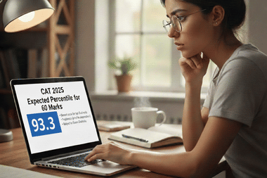 Expected Cutoff Percentile for 60 Marks in CAT 2025
