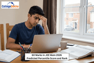 60 Marks in JEE Main 2026 Predicted Percentile Score and Rank