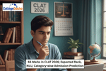 65 Marks in CLAT 2026; Expected Rank, NLU, Category-wise Admission Prediction