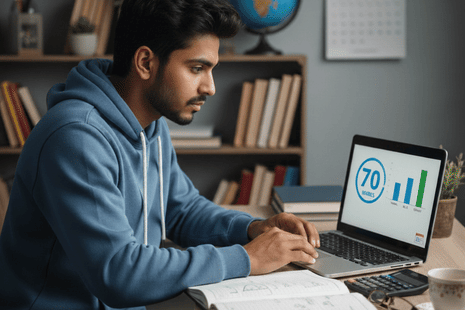 70 Marks in CAT 2025 means how much percentile expected