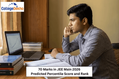 70 Marks in JEE Main 2026 Predicted Percentile Score and Rank