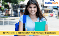 JEE మెయిన్ 2026లో 80+ పర్సంటైల్ ర్యాంక్ అంచనాలు