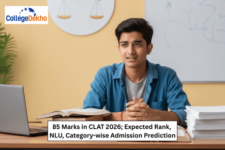 85 Marks in CLAT 2026; Expected Rank, NLU, Category-wise Admission Prediction