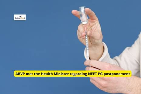 ABVP met the Health Minister once again demanding the extend of NEET PG 2022