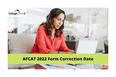 AFCAT 2022 Form Correction Date