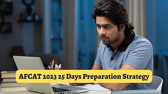 AFCAT 2023 25 Days Preparation Strategy