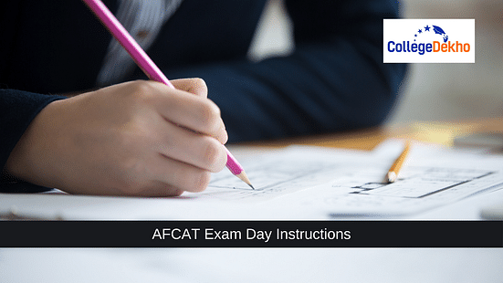 AFCAT 2024 Exam Day Instructions