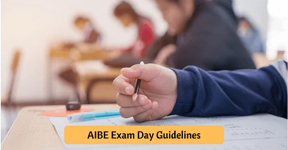 AIBE (XVII) 2022 Exam Day Guidelines