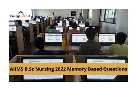 AIIMS B.Sc Nursing 2022 Memory Based Questions