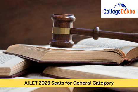 AILET 2025 Seats for General Category: Total No. of Seats with Fees