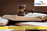 AILET 2025 Seats for General Category: Total No. of Seats with Fees