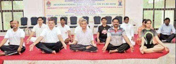 Various Colleges of Guntur Celebrated International Yoga Day