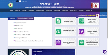AP EAMCET Results 2024 Live Updates