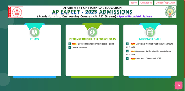 AP EAMCET Special Counselling 2023