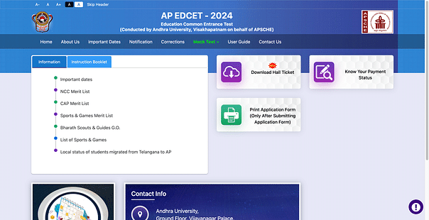 AP EDCET Answer Key 2024 Download Link