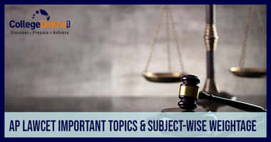 AP LAWCET 2024 ముఖ్యమైన అంశాలు, సబ్జెక్ట్ ప్రకారంగా వెయిటేజీ