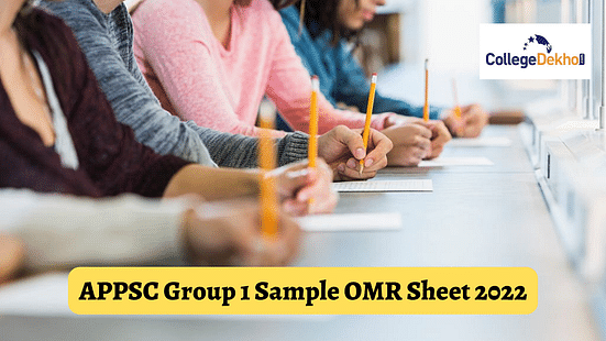 APPSC Group 1 Sample OMR Sheet 2022