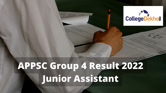 APPSC Group 4 Result 2022 Junior Assistant