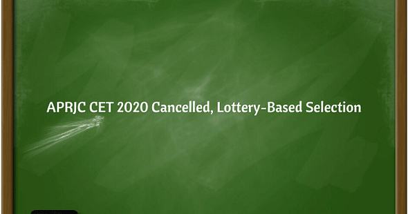 APRJC CET 2020 Canceller, Lottery Method for Admission